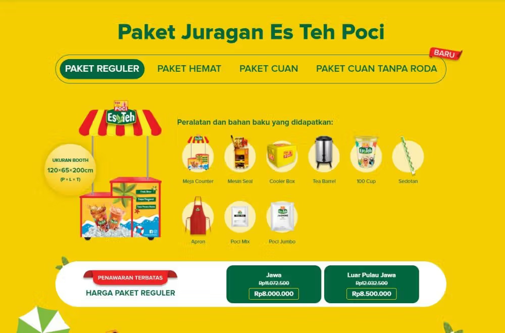 Waralaba es teh poci - Peluang Bisnis Franchise Minuman Terlaris 2024