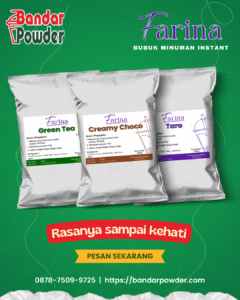 rekomendasi bubuk minuman untuk usaha minumanmu makin cuan - farina bubuk minuman rasanya sampai kehati